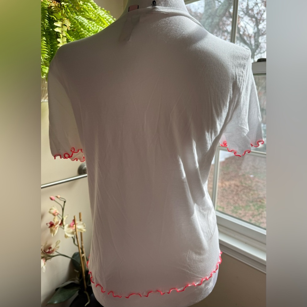 NWT Victoria’s Secret heart see through T-shirt. Size S - Picture 2 of 10